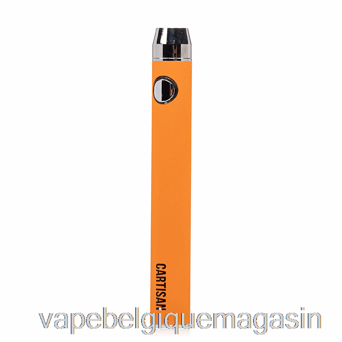 Vape Belgique Cartisan Bouton Vv 900 Double Charge 510 Batterie [micro] Orange